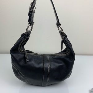 Coach Leather | Black Hobo Purse